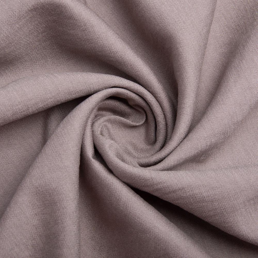 Ткань лен однотонная Ария V-1307 Серо-бежевый (25183)