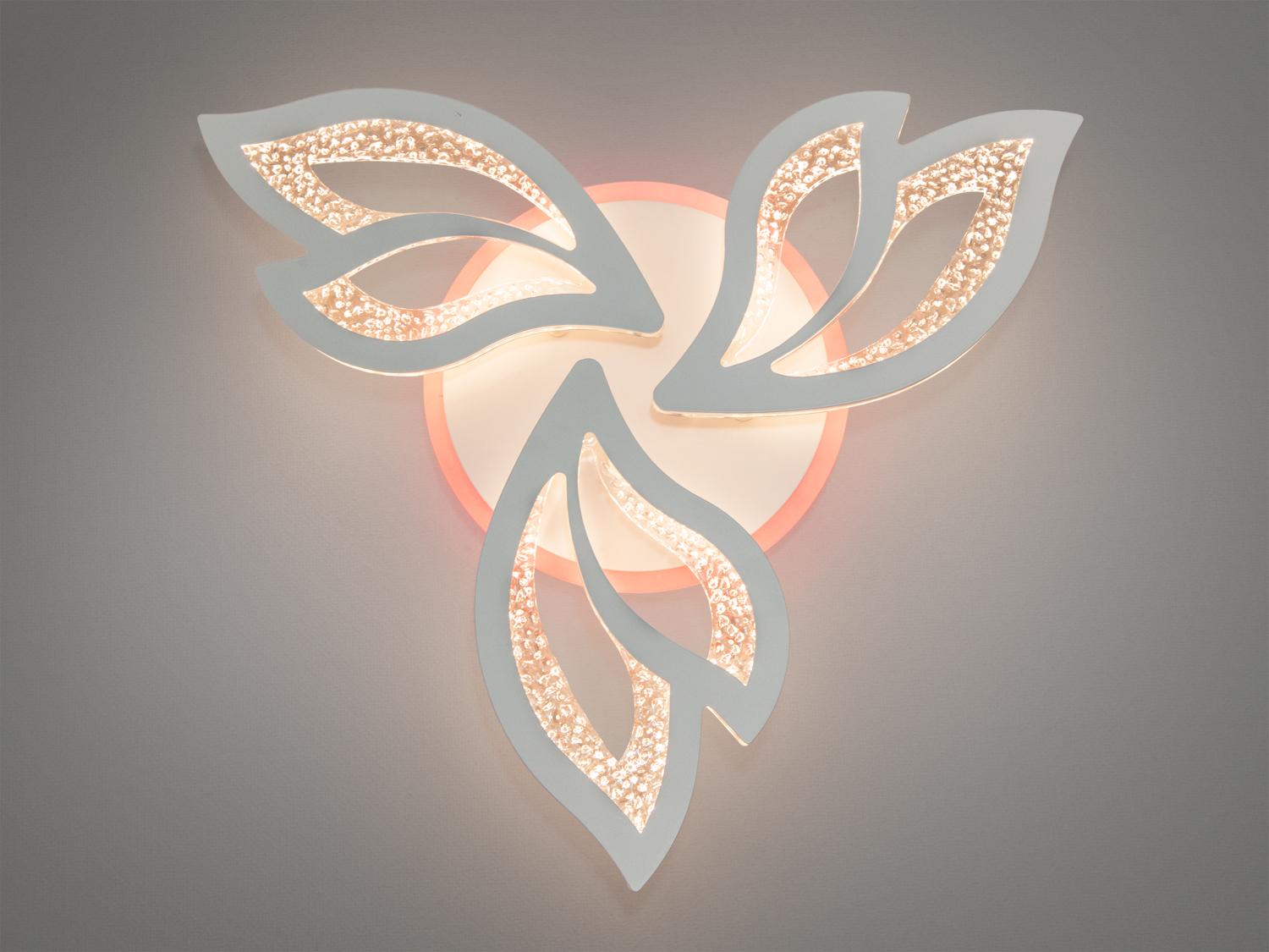 Люстра стельова світлодіодна з димером 55W (2455/3WH 3col dim) - фото 2 Люстра стельова світлодіодна з димером 55W (2455/3WH 3col dim) - фото 2