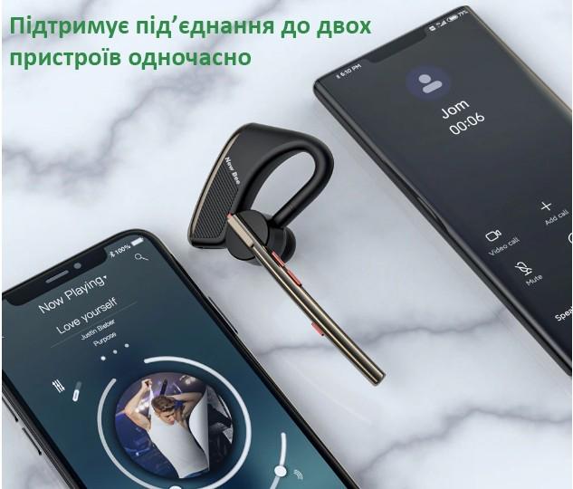 Навушники гарнітура New Bee M50 Bluetooth 5.2 до 20 годин розмов - фото 9