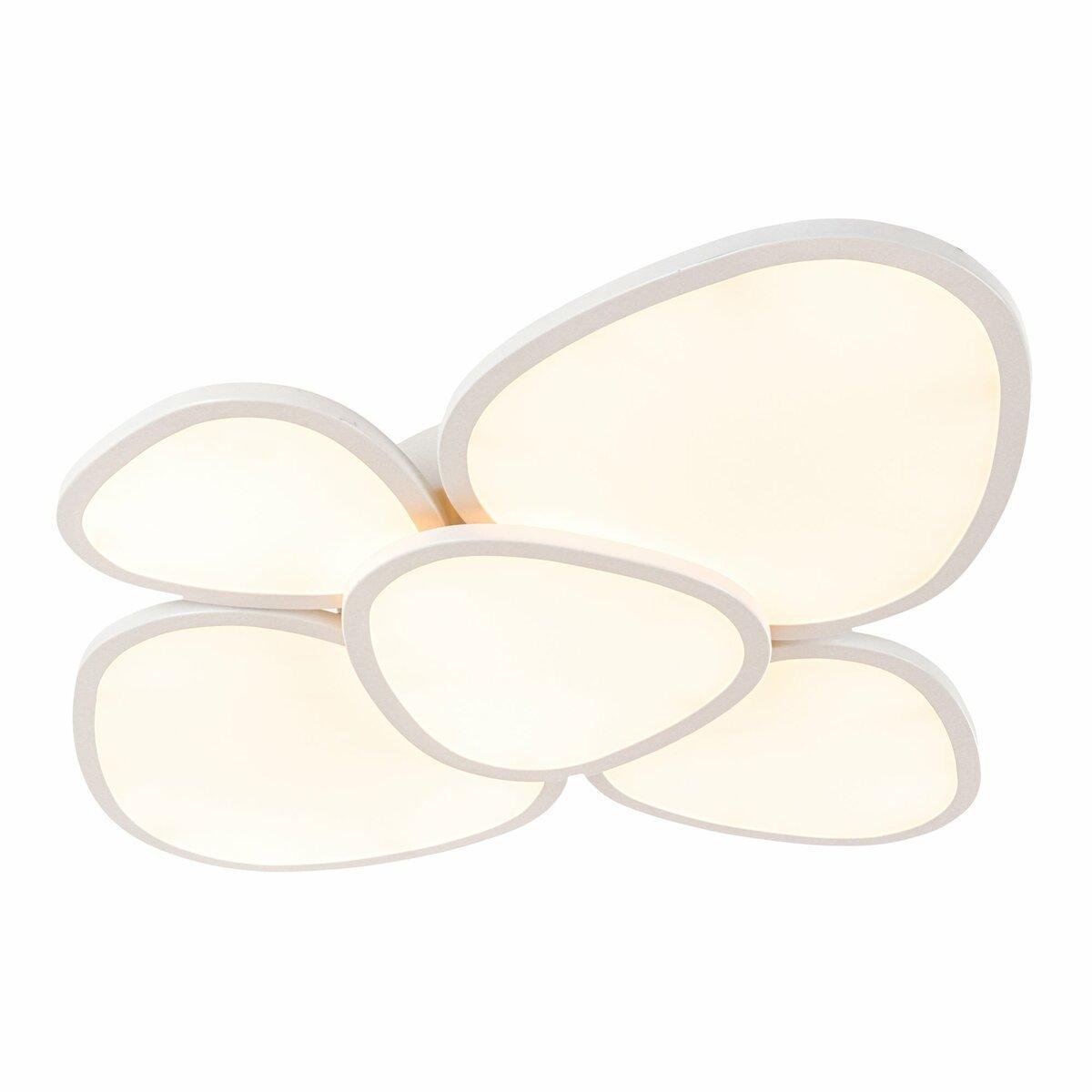 Люстра светодиодная Sirius на пять плафонов 115W 3000-6500К Белый (2910 L)