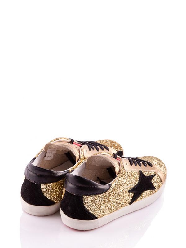 Кросівки жіночі Ishikawa Low129 р. 39 Золотистий/Чорний - фото 2