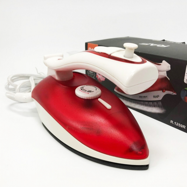 Утюг паровой RAF для отпаривания одежды Красный (R-1259B) - фото 2
