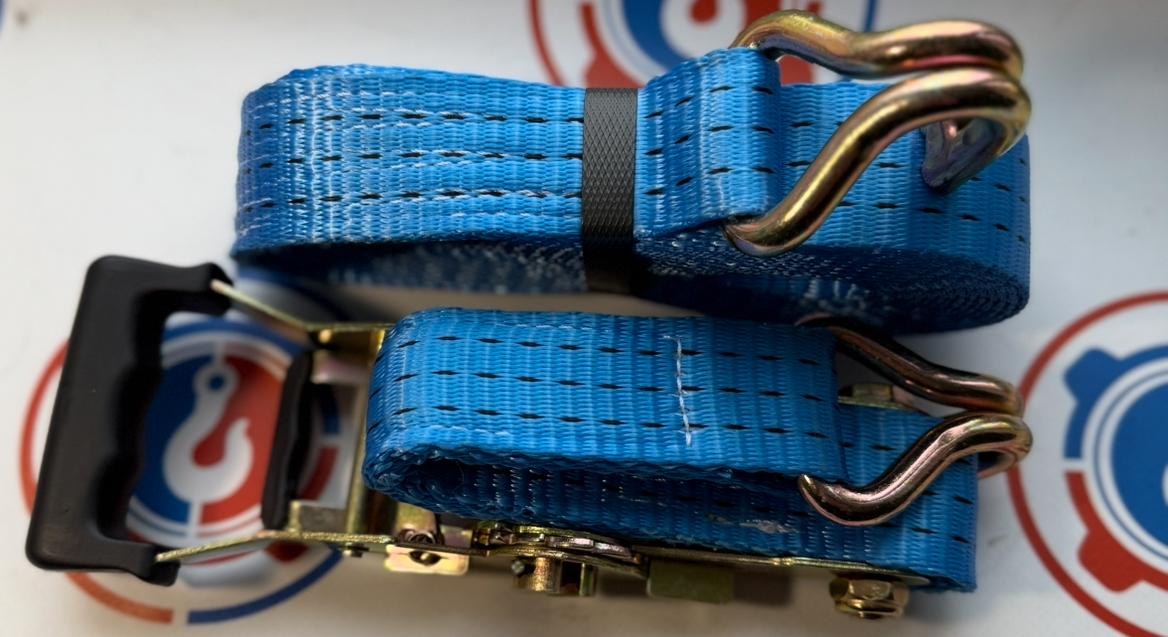 Ремень стяжной с крюками и храповиком стандартный 3 тн 4000 мм (02-010094)