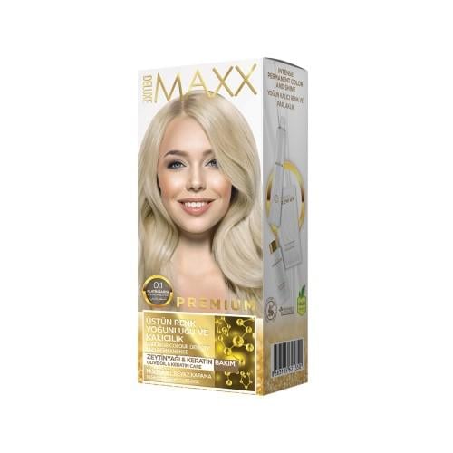 Фарба для волосся MAXX Deluxe 0.1 Платиновий блонд (13936616) - фото 1