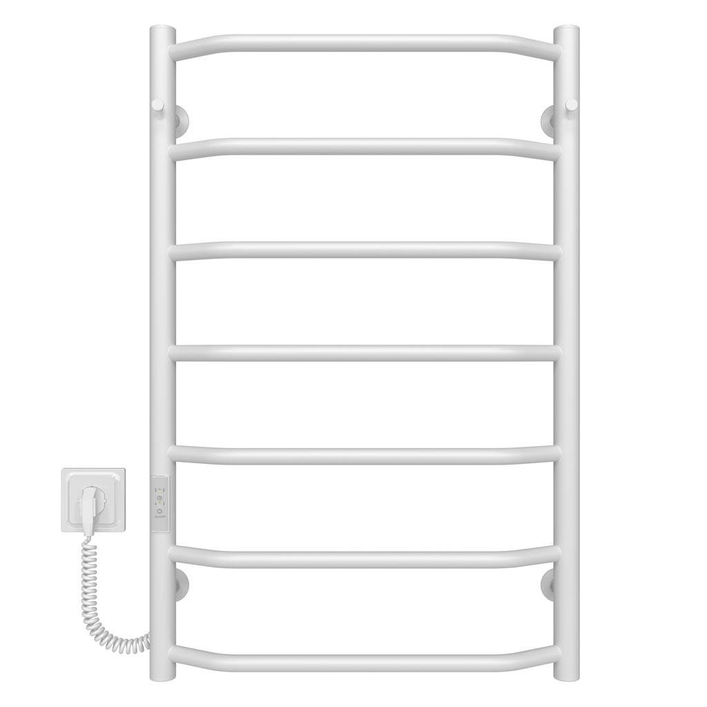 Полотенцесушитель электрический HeatPro Scarlett P7 углеродная сталь левостороннее подключение 800x500 мм Белый (DH-SR8005007EWL)