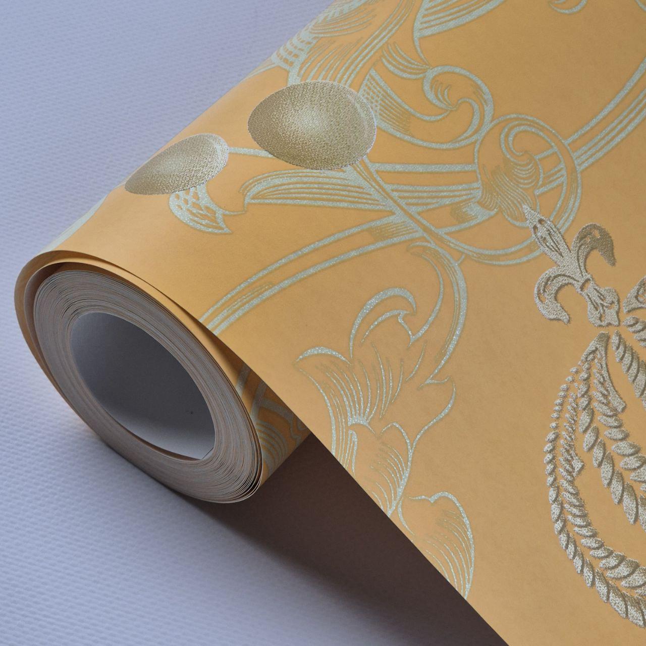 Шпалери миючі флізелінові Marburg 54113 0,53х10,05 м Помаранчевий (30658603) - фото 5 Шпалери миючі флізелінові Marburg 54113 0,53х10,05 м Помаранчевий (30658603) - фото 5