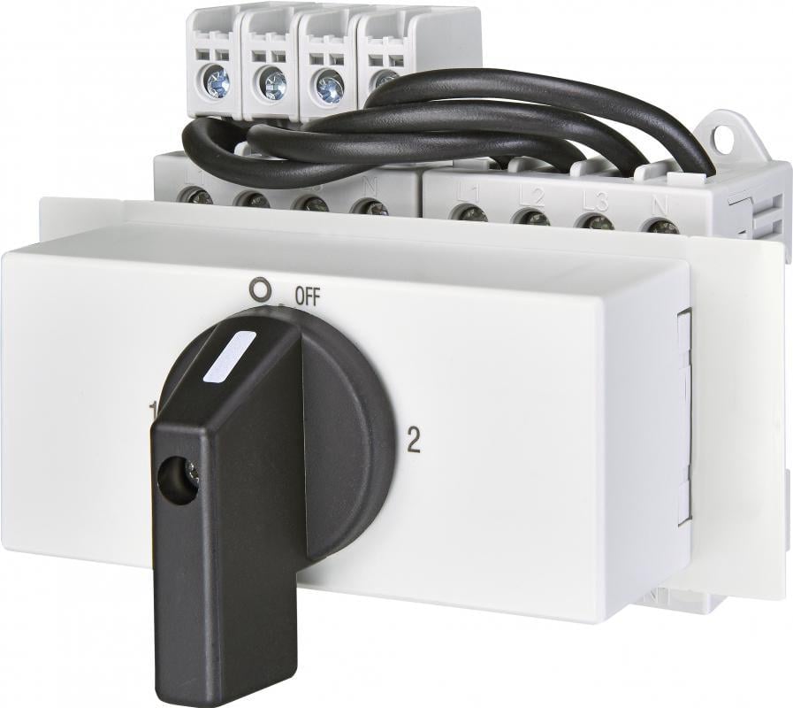 Переключатель нагрузки ETI LAS COP 1-0-2 4Р 40А трехпозиционный (4664207)