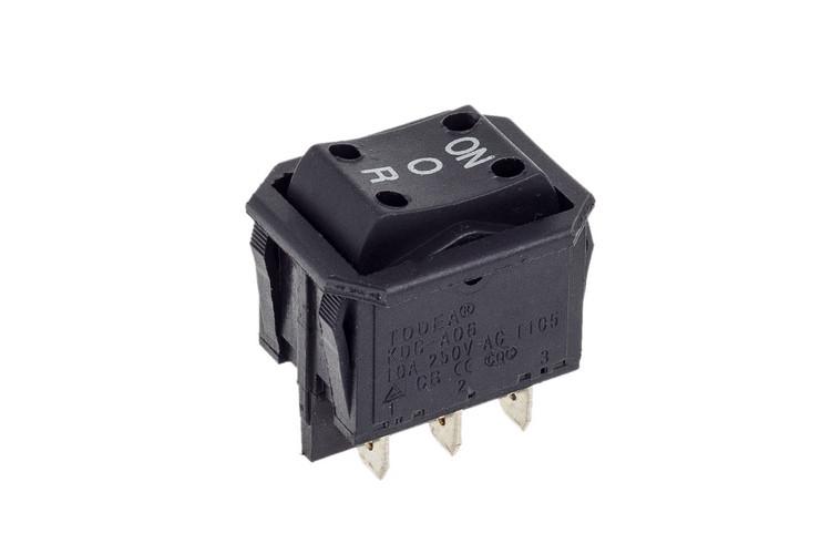 Кнопка включения с реверсом для мясорубки KDC-A06 10A 250V Кнопка включения с реверсом для мясорубки KDC-A06 10A 250V