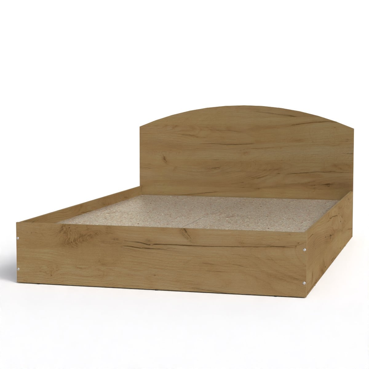 Кровать двуспальная Компанит 140 204,2х144,4х75 см Дуб крафт золотой (16609) Кровать двуспальная Компанит 140 204,2х144,4х75 см Дуб крафт золотой (16609)