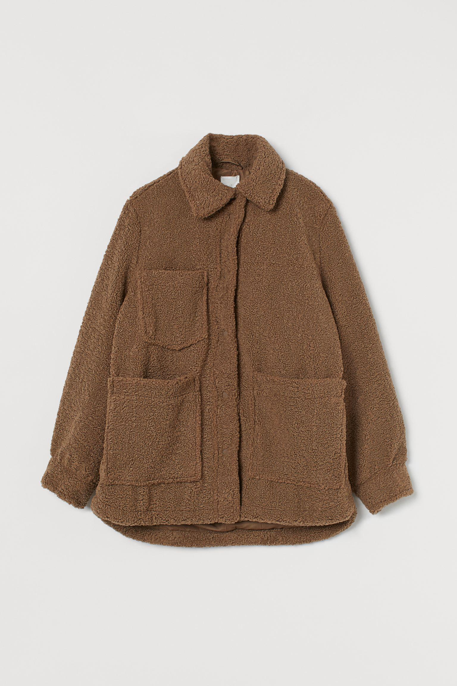 Полушубок H&M XS Коричневый (19089395792)