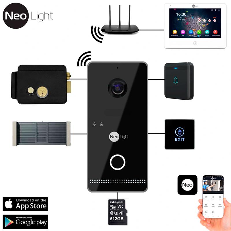 Відеопанель Wi-Fi 2 Мп NeoLight OPTIMA IPW з детектором руху для IP-домофонів (285094) - фото 4 Відеопанель Wi-Fi 2 Мп NeoLight OPTIMA IPW з детектором руху для IP-домофонів (285094) - фото 4