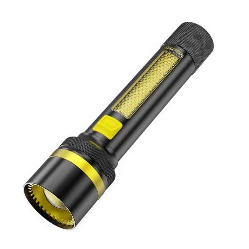 Фонарь PM10-TG+COB 24094 лазерный светодиод Li-Ion аккумулятор Type-C zoom белый/красный свет Черный (2858709585)