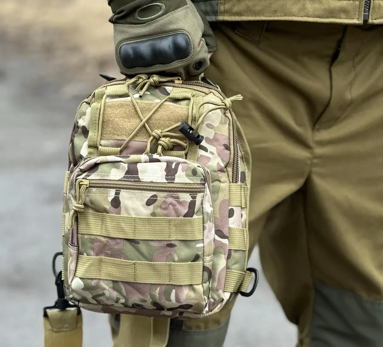 Рюкзак тактичний військовий 6 л Койот (2549774518) - фото 5 Рюкзак тактичний військовий 6 л Койот (2549774518) - фото 5