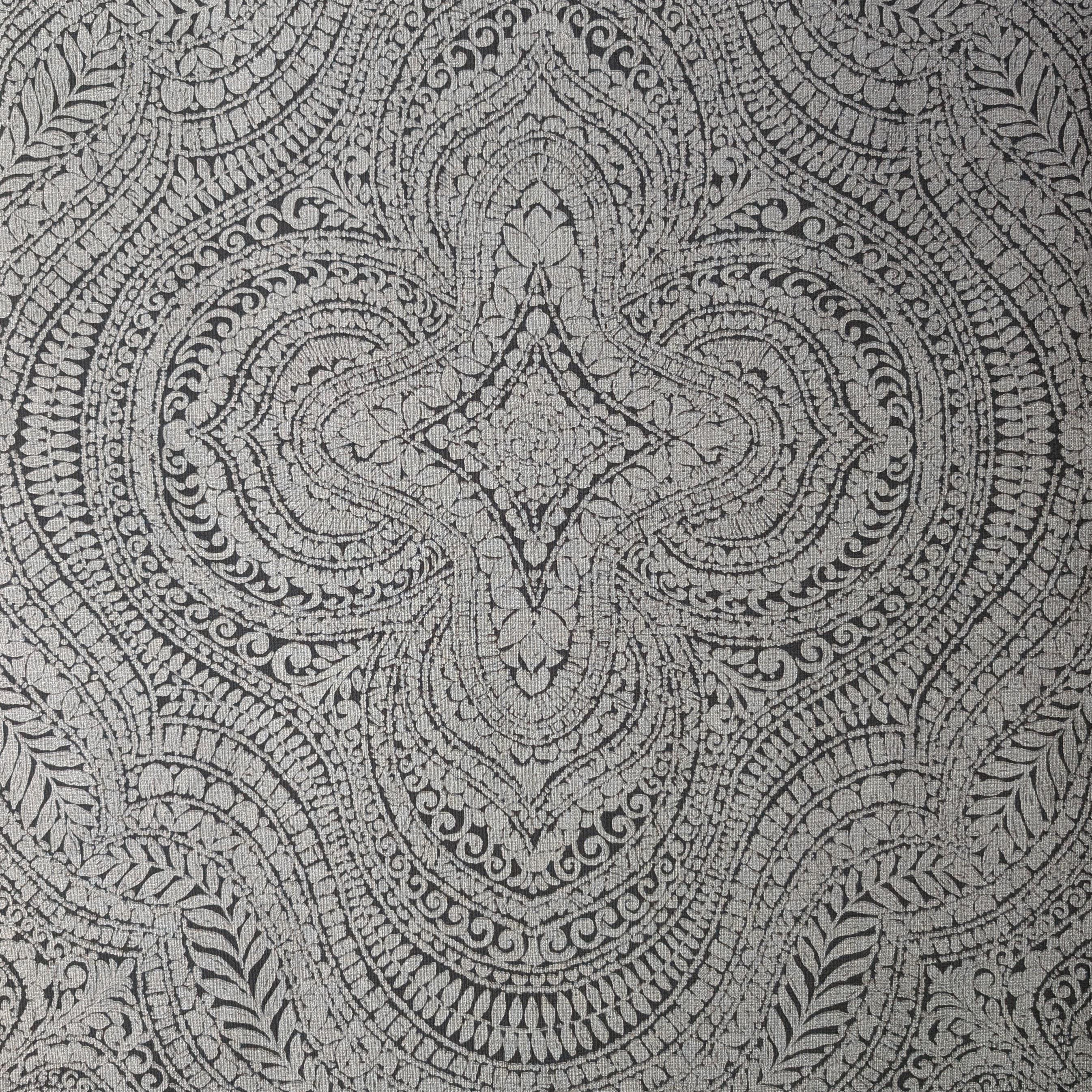 Обои виниловые Decoprint Sphere SE20513 Узор на флизелиновой основе 53 см Серебряный (31119814)