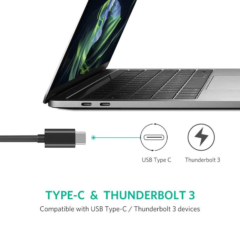 Внешняя сетевая карта Gigabit Ethernet LAN RJ45-Type-C Ugreen 50737 10/100/1000 Mbps - фото 7