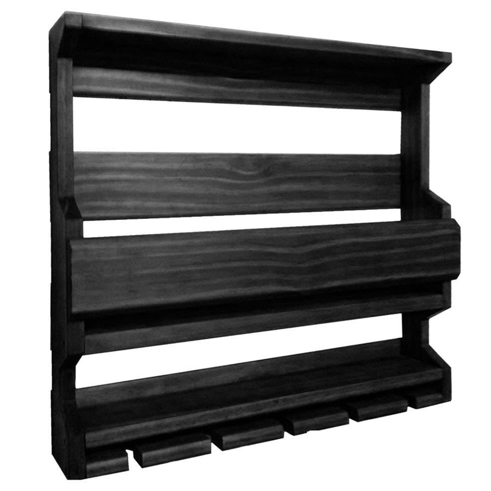 Полка для вина настенная из дерева Нобори Венге (ПНК-014712)