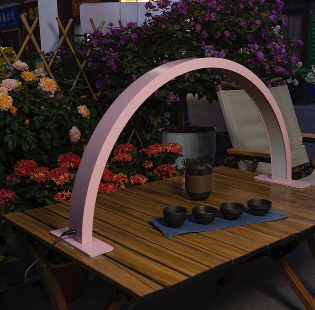 Лампа-півмісяць настільна безтіньова LED М55 56 см 50 Вт Рожевий - фото 4 Лампа-півмісяць настільна безтіньова LED М55 56 см 50 Вт Рожевий - фото 4