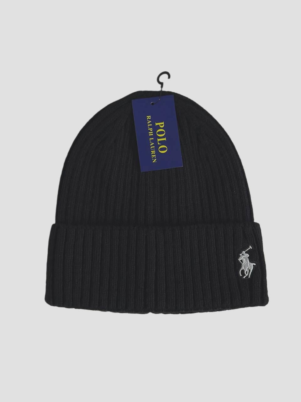 Шапка мужская Polo Ralph Lauren (HAT-POLO-001-BLK)