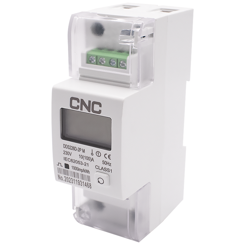 Лічильник електронний однофазний CNC DDS226D-2P M 100А клас 1 RS-485 LCD дисплей (Б00044054)