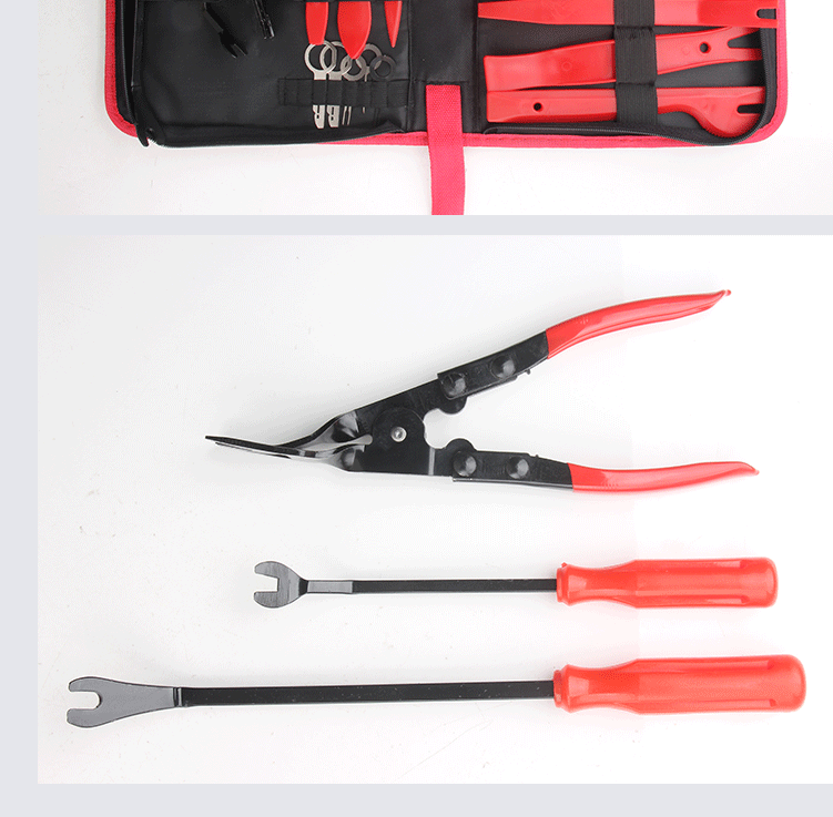 Набір знімачів для обшивки та плоскогубці для зняття кліпсів у сумці 19 пр. (28576876) - фото 6 Набір знімачів для обшивки та плоскогубці для зняття кліпсів у сумці 19 пр. (28576876) - фото 6