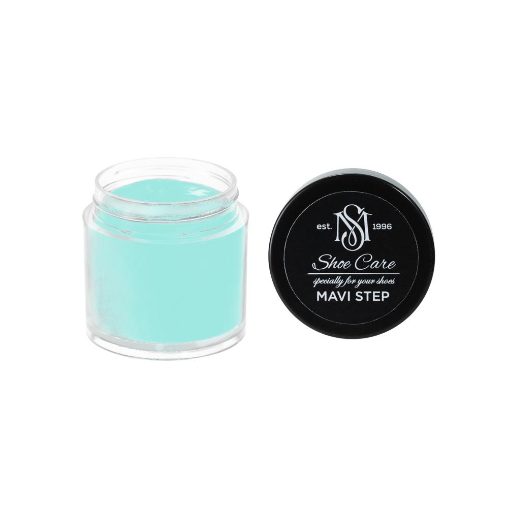 Крем для взуття з гладкої шкіри MAVI STEP Custom 10 мл Бліда бірюза (0530-B60G) - фото 1 Крем для взуття з гладкої шкіри MAVI STEP Custom 10 мл Бліда бірюза (0530-B60G) - фото 1