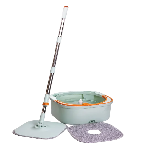 Швабра с ведром для отжима и сменной насадкой 138 см (HP-35015-46)