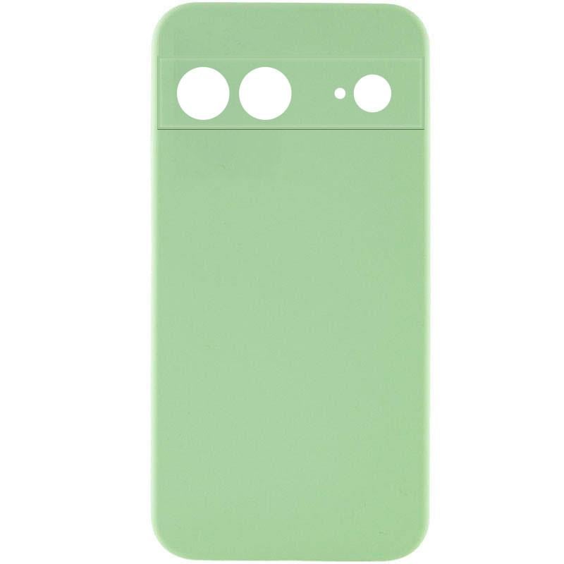 Противоударный чехол Silicone Cover Lakshmi Full Camera (AAA) для Google Pixel 7a Мятный / Mint