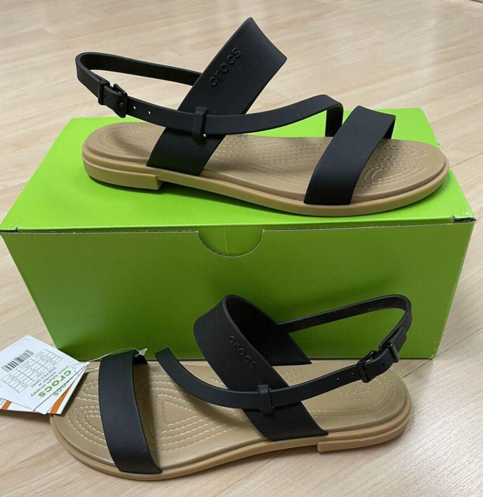 Сандали женские Crocs Tulum Strappy р. 36/37 Black/Mushroom (15226) - фото 9