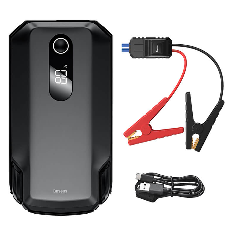 Пусковое устройство бустер для авто BASEUS Super Energy Max Jump Starter 2000A 20000mAh 1Type-C 2USB 3A - фото 2