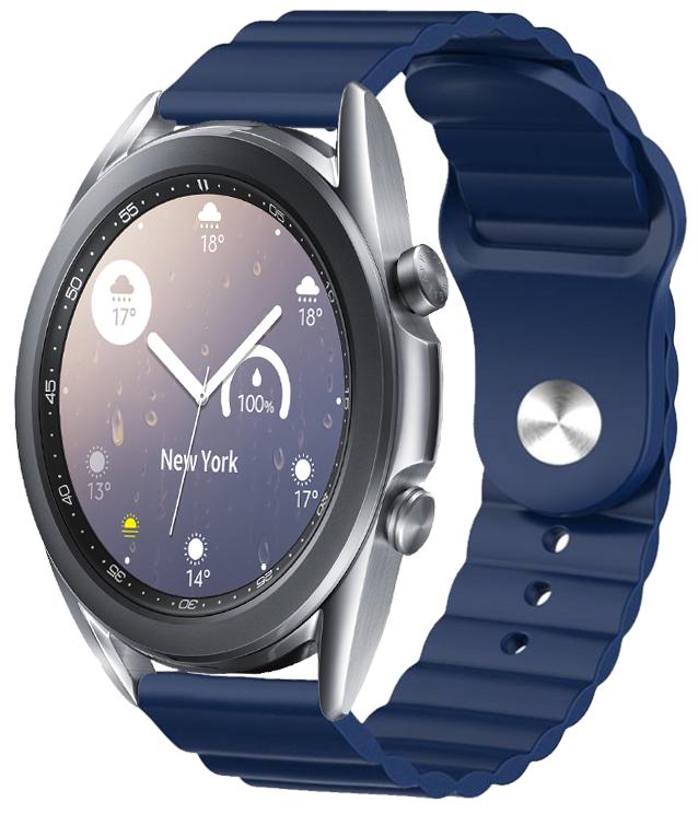Ремешок Wave для Galaxy Watch 3 41 мм Dark Blue (16681)