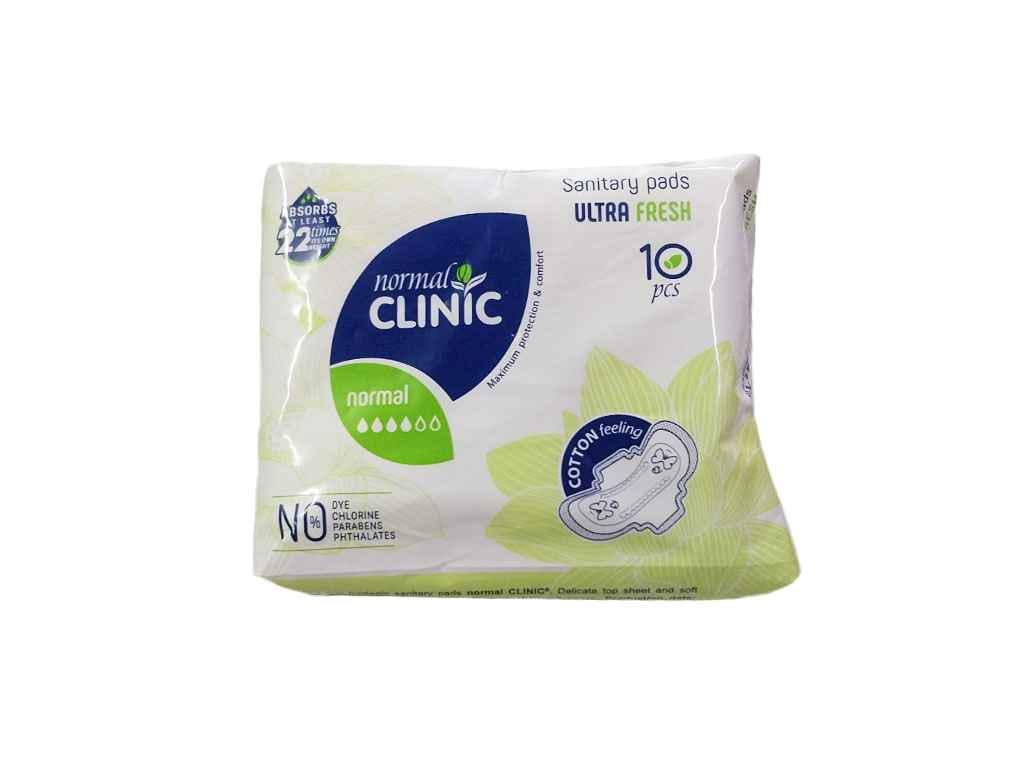 Прокладки гигиенические Normal Clinique Ultra Fresh Silk&Cotton 10 шт. 4 к. (952766)
