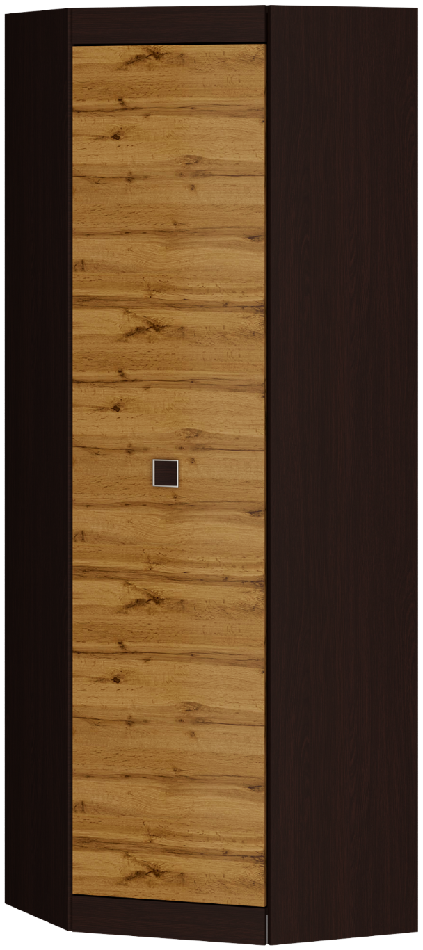 Шкаф Everest Соната 700х700х2050 мм Венге темный/Дуб крафт золотой (11330) - фото 1