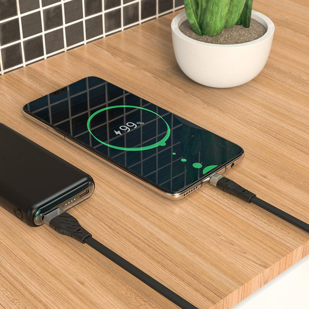 Кабель Hoco X53 USB Type-C 3A 1 м Черный (602502) - фото 5