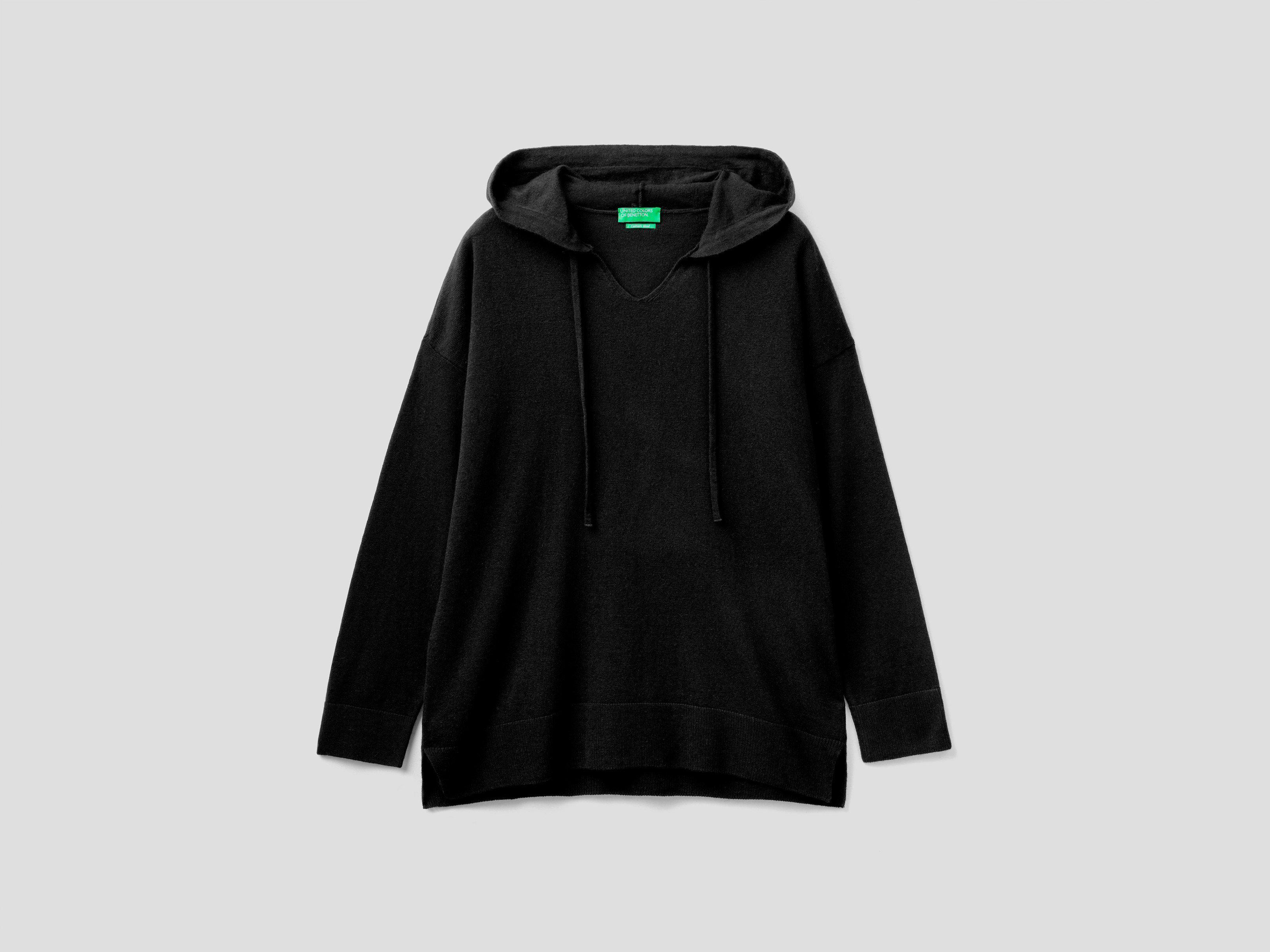 Светр жіночий Benetton 1035d2546 XS Чорний - фото 3 Светр жіночий Benetton 1035d2546 XS Чорний - фото 3