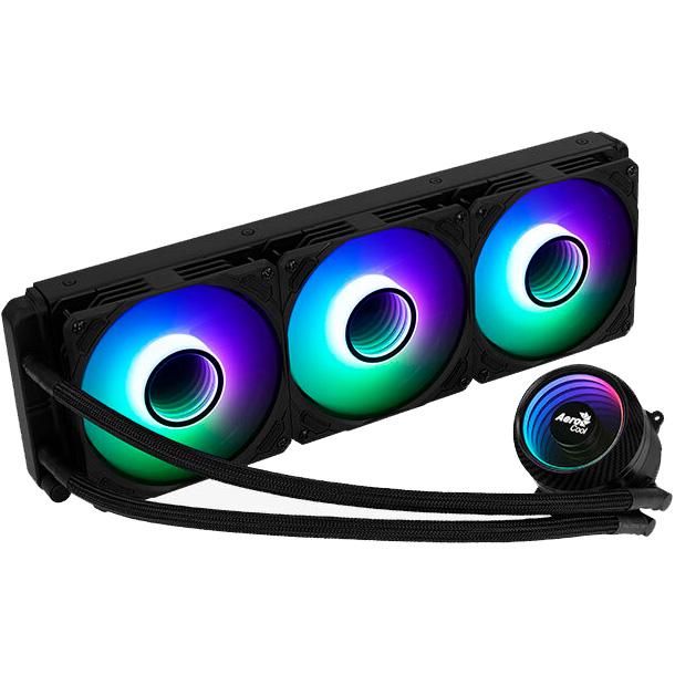 Система водяного охолодження AeroCool Mirage L360 4-pin 3-fans 360 мм ARGB (ACLA-MR24127.73)