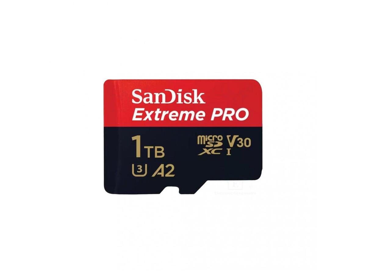 Карта памяти SanDisk microSDXC UHS-I U3 Extreme Pro/SD SDSQXCD-1T00-GN6MA 1 Tb - фото 1