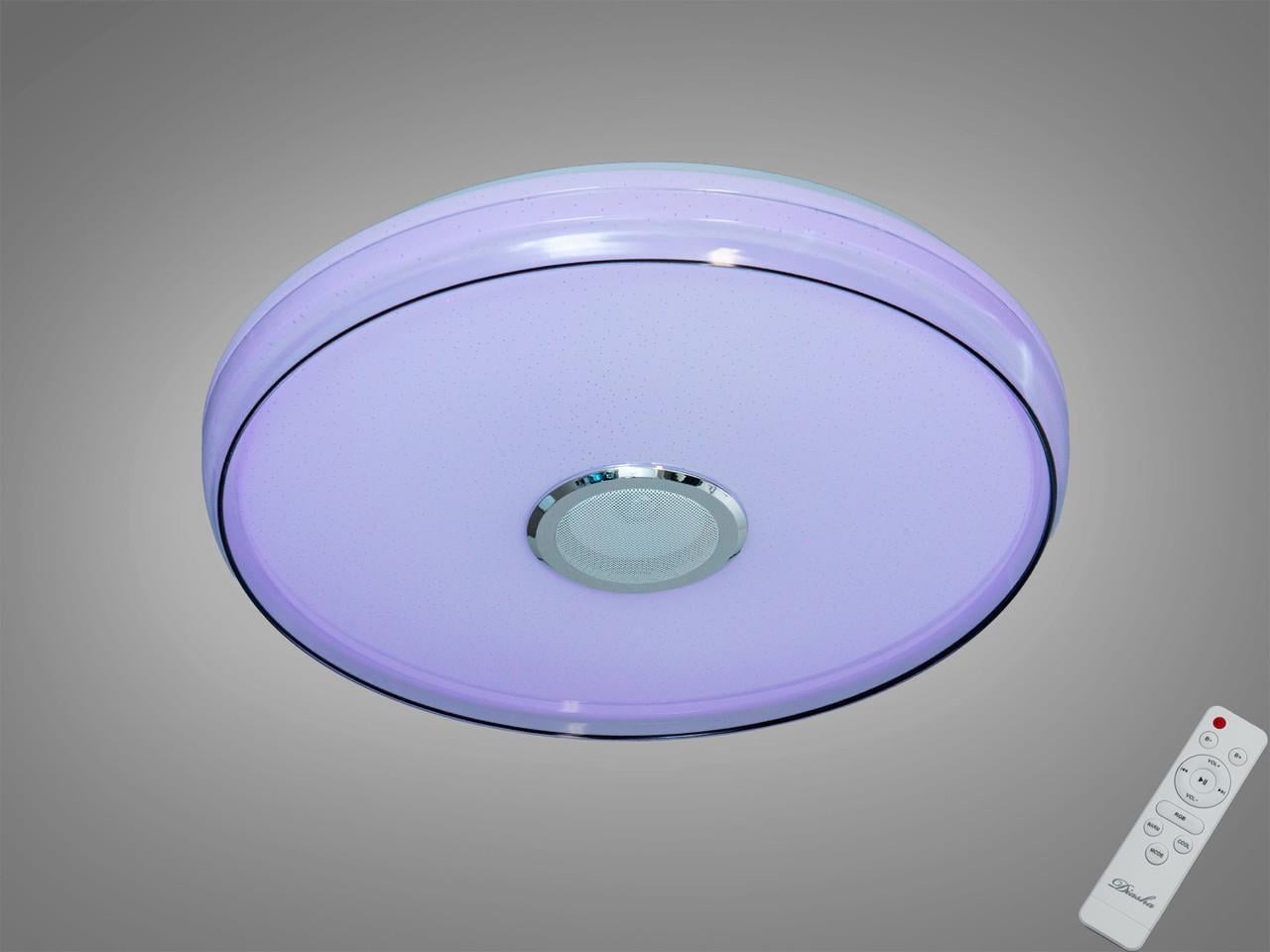 Смарт-люстра светодиодная 80Вт RGB с Bluetooth Белый (2989250466)