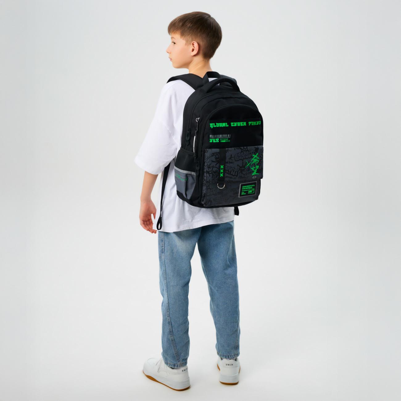 Шкільний рюкзак YES Extreme Brave TS-48 з ортопедичною спинкою (559924/995097) - фото 10 Шкільний рюкзак YES Extreme Brave TS-48 з ортопедичною спинкою (559924/995097) - фото 10