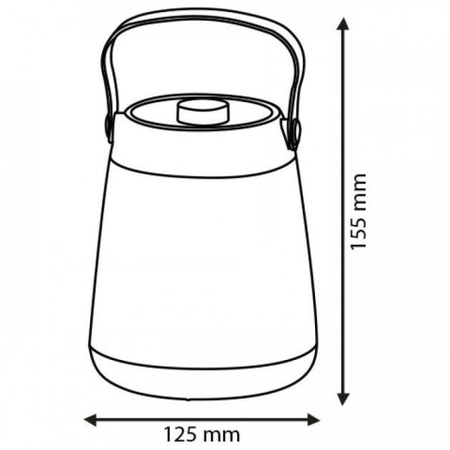 Ліхтар акумуляторний LED Horoz Electric 084-037-0015-010 Veron 15 Вт 160-550 лм 220-240 В (11829924) - фото 2