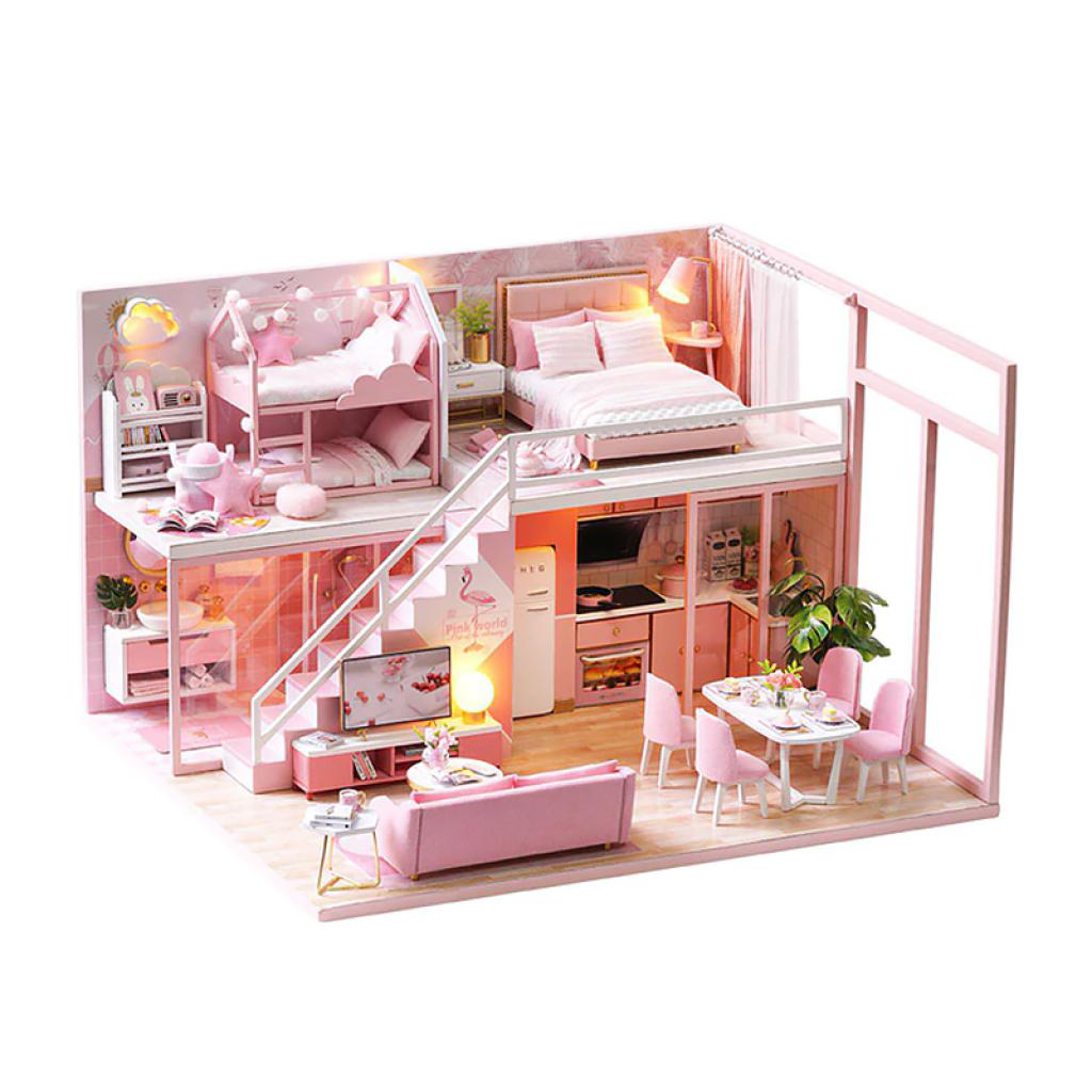 Конструктор 3D DIY Cute Room L-027 Pink house (1378472)