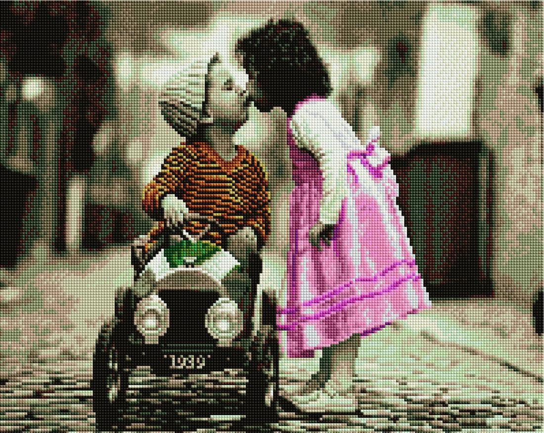 Алмазная мозаика Brushme Маленькая любовь 40х50 см (GF3401)