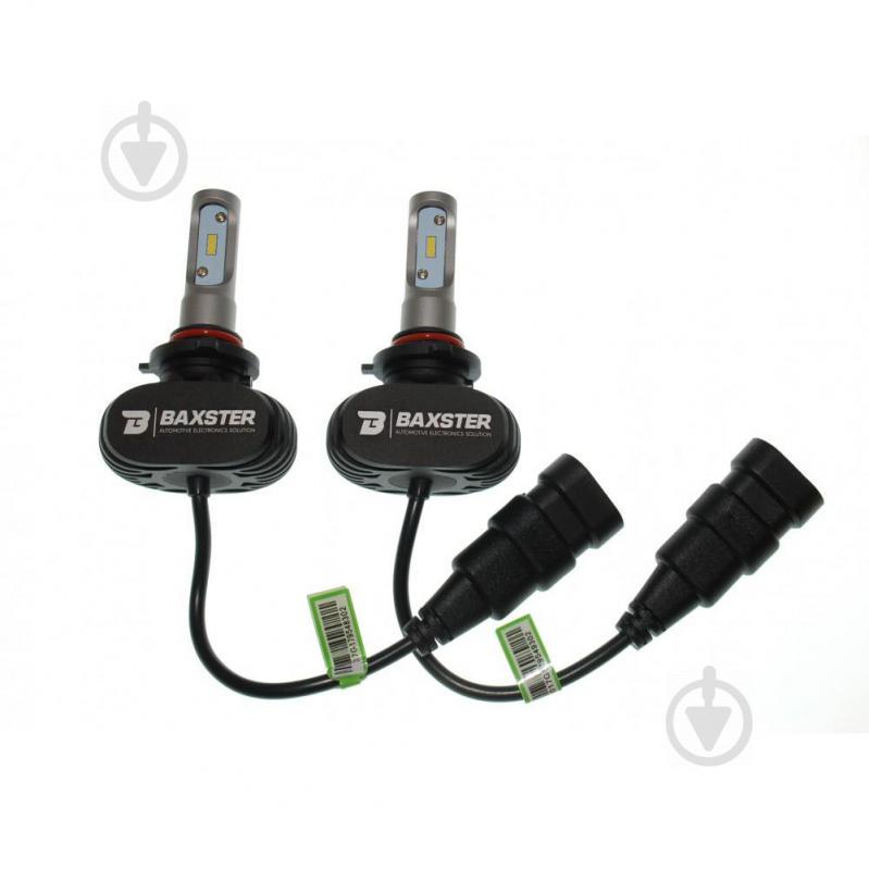 Комплект LED ламп BAXSTER S1 HB3(9005) 5000K 4000lm с радиатором