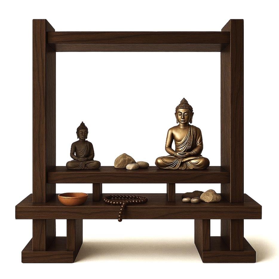 Алтарь для медитации из дерева Лаливан Капучино (ЛАТ-010609)
