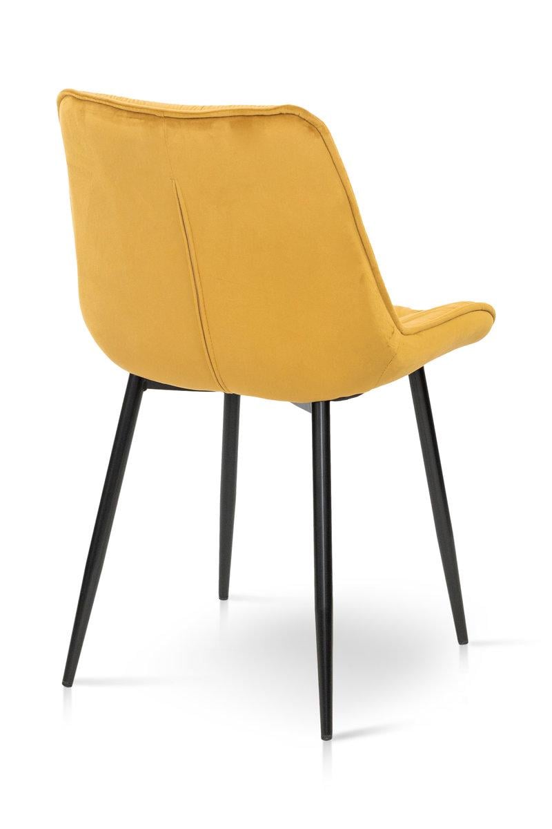 Стілець кухонний Мікс Меблі Прадо Білий/Велюр/Карі - фото 5 Стілець кухонний Мікс Меблі Прадо Білий/Велюр/Карі - фото 5