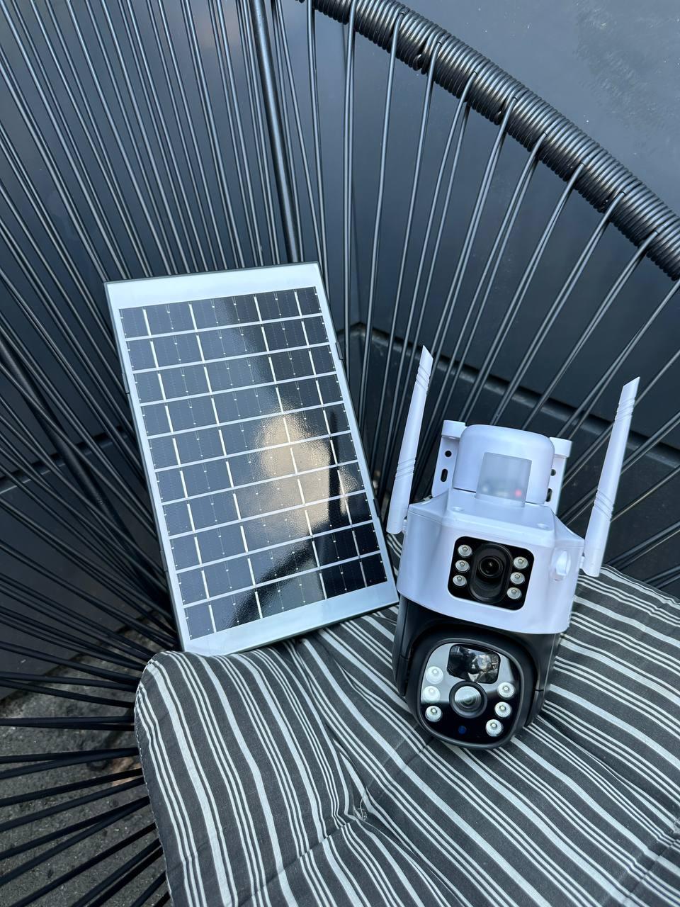 Камера внешнего видеонаблюдения UK Wi-FiC V380 Pro поворотная/аккумуляторная с солнечной панелью (2371004757) - фото 6