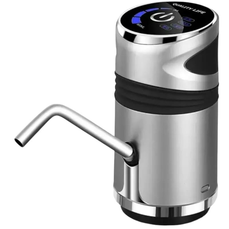 Диспенсер электрический для воды с сенсорным управлением USB/аккумуляторный Серебристый (XL-129)