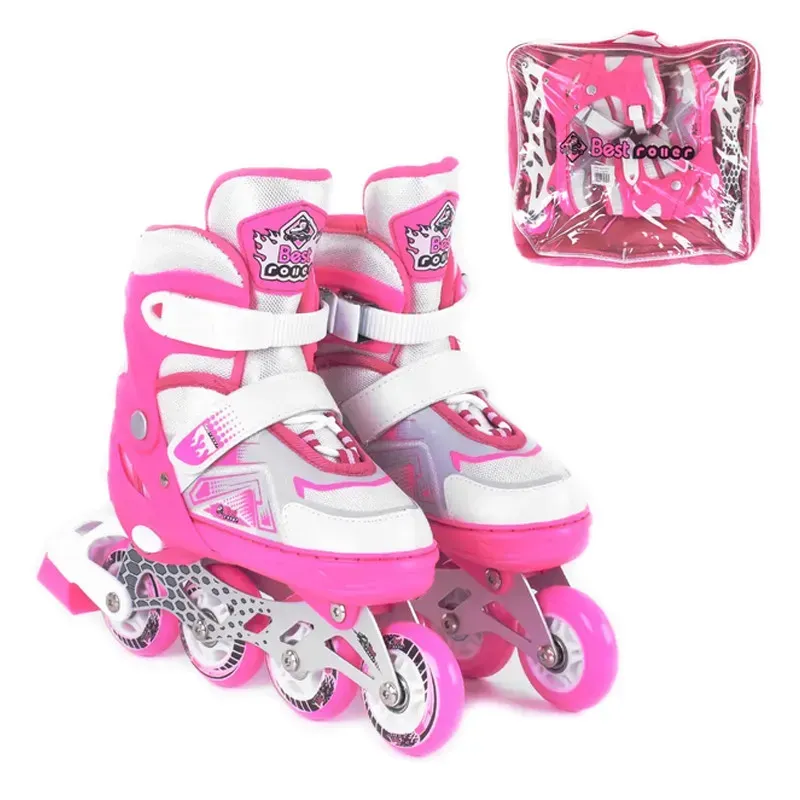 Ролики дитячі Best Roller 9566 S р. 30-33 Рожевий - фото 2 Ролики дитячі Best Roller 9566 S р. 30-33 Рожевий - фото 2