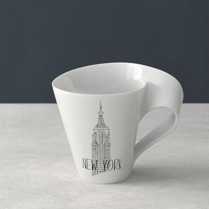 Чашка для кофе Villeroy & Boch New York NewWave Modern Cities фарфор 300 мл (2607288) Чашка для кофе Villeroy & Boch New York NewWave Modern Cities фарфор 300 мл (2607288)