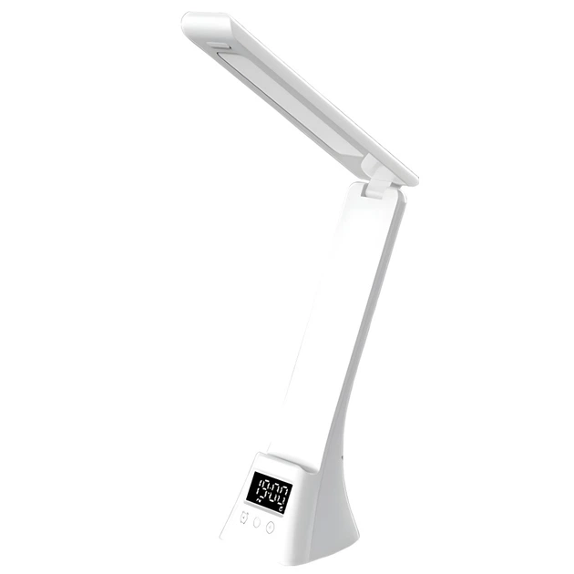 Настольная лампа TYV-2088 LED с часами и беспроводной зарядкой для телефона Настольная лампа TYV-2088 LED с часами и беспроводной зарядкой для телефона