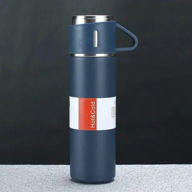 Термос Vacuum Flask Set з вакуумною ізоляцією 3 чашки 400 мл - фото 3 Термос Vacuum Flask Set з вакуумною ізоляцією 3 чашки 400 мл - фото 3